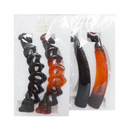 UBC, Hair Clip Banana Brown & Black, 2 ct (12 Pack)