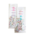 Hair Metal Snaps With Bow Assorted Colors, 6 ct (12 Pack)