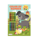 Bendon, Coloring Book Color By Number with Colors (48 Pack)