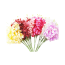 Spring Flower Bouquet 4-Branch Assorted Colors (24 Pack)