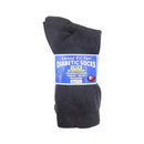 Diabetic Ankle Socks 1pc 9-11 Black, 1 ct (12 Pack)