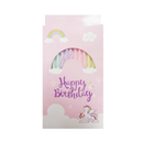 Birthday Candles With Stand Assorted Colors, 12 ct (12 Pack)