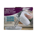 Brentwood, Hand Mixer 5 Speed White & Silver (12 Pack)