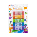 Eraser Tutti Frutti Assorted, 5 ct, 2 in (24 Pack)