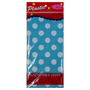 Table Cover Polka Dot Turquoise (12 Pack)