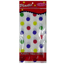 Table Cover Polka Dot Multi-Color (12 Pack)