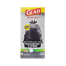 Glad, Glad, Trash Bags 20 ct Heavy Duty Gain, 30 gal (4 Pack)