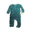 Baby Jumpsuit 0-3 Green (6 Pack)