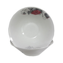 Bowl With Flower Design, 9 in (36 Pack)