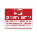 Sign SECURITY NOTICE, 12x16 in (24 Pack)