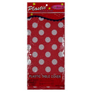 Table Cover Polka Dot Red (12 Pack)