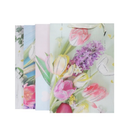 Gift Bags Flowers With Glitter Large Assorted (12 Pack)