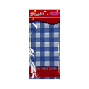 Table Cover Blue Checkered, 54x108 in (12 Pack)