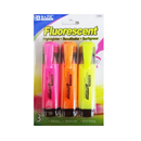 Highlighters Assorted with Pockets, 3 ct (24 Pack)
