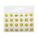 Emoji Stud Earrings Pair Assorted (12 Pack)