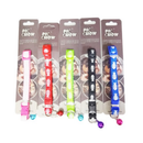 Pet Cat Collar with Bell Assorted Colors (12 Pack)