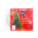 X-Mas Led Musical Lights White, 66 ft, 300 ct (20 Pack)