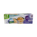 EZ, Storage Freezer Bgs 18 ct Zipper, 1 qt (24 Pack)