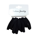 Hair Elastic Bands 12pc Black, 12 ct (12 Pack)