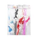 Balloons & Sticks Assorted Colors, 6 ct (12 Pack)