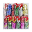 X-Mas Curling Ribbon Assorted, 6 ct (12 Pack)