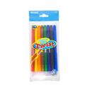 Propelling Crayons (Twist), 8 ct (24 Pack)