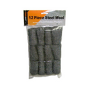 Tool Mart, Steel Wool Pads 12pc, 12 ct (12 Pack)