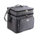 Brentwood, Lunch & Cooler Bag 24 Cans Gray (6 Pack)