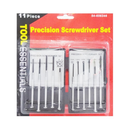 Tool Essentials, Screwdriver Precision Set Assorted, 11 ct (24 Pack)