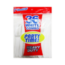 Blue Star, Polypropylene White Combo Plastic, 36 ct (24 Pack)