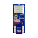 Ariana, Cotton Swabs Plastic Stick, 500 ct (24 Pack)