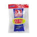 Blue Star, Polystyrene Clear Cutlery Combo, 51 ct (24 Pack)