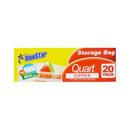 Blue Star, Storage Bag, Zipper, 1 Quart, 20 ct (24 Pack)