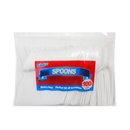 Blue Star, Polypropylene Spoons White, 100 ct (10 Pack)
