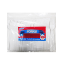 Blue Star, Polypropylene Quality Forks Heavy Duty, 100 ct (10 Pack)