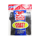 Blue Star, Plastic Black Spoons, Heavy Duty, 36 ct (24 Pack)
