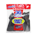Blue Star, Polypropylene Black Spoons, 36 ct (24 Pack)