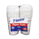 Blue Star, Blue Star, Paper Cups 12 ct with Lid, 12 oz (24 Pack)