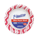Blue Star, Blue Star, Paper Bowl 15 ct Red Stripes, 20 oz (24 Pack)