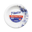Blue Star, Paper Bowl 15 ct, 20 oz (24 Pack)
