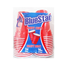 Blue Star, Cups Red 24 ct, 16 oz (24 Pack)