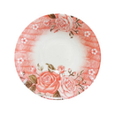 Bowl Ceramic Roses, 7 in (24 Pack)