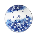 Bowl Ceramic Blue Flower, 9 in (24 Pack)