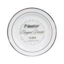 Blue Star, Plates Plastic 12 ct, 7 in (24 Pack)