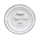 Blue Star, Plates Plastic 12 ct, 10 in (24 Pack)