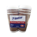 Blue Star, Paper Cups with Lid, 6 ct (1 Pack)