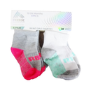 Infant Shorties Socks 12-24 Assorted, 6 ct (6 Pack)