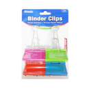 Binder Clips Assorted Colors, 4 ct, 2 in (24 Pack)