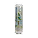Brilux, Candle Santa Muerte White, 8 in (12 Pack)