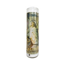 Brilux, Candle Angel De La Guarda White, 8 in (12 Pack)